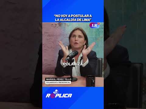 “NO VOY A POSTULAR A LA ALCALDÍA DE LIMA” | RÉPLICA #shorts