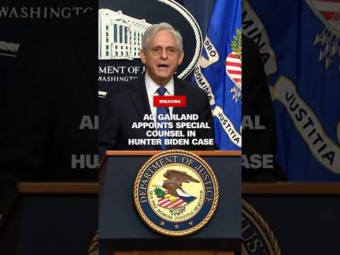 AG Garland appoints special counsel in Hunter Biden case