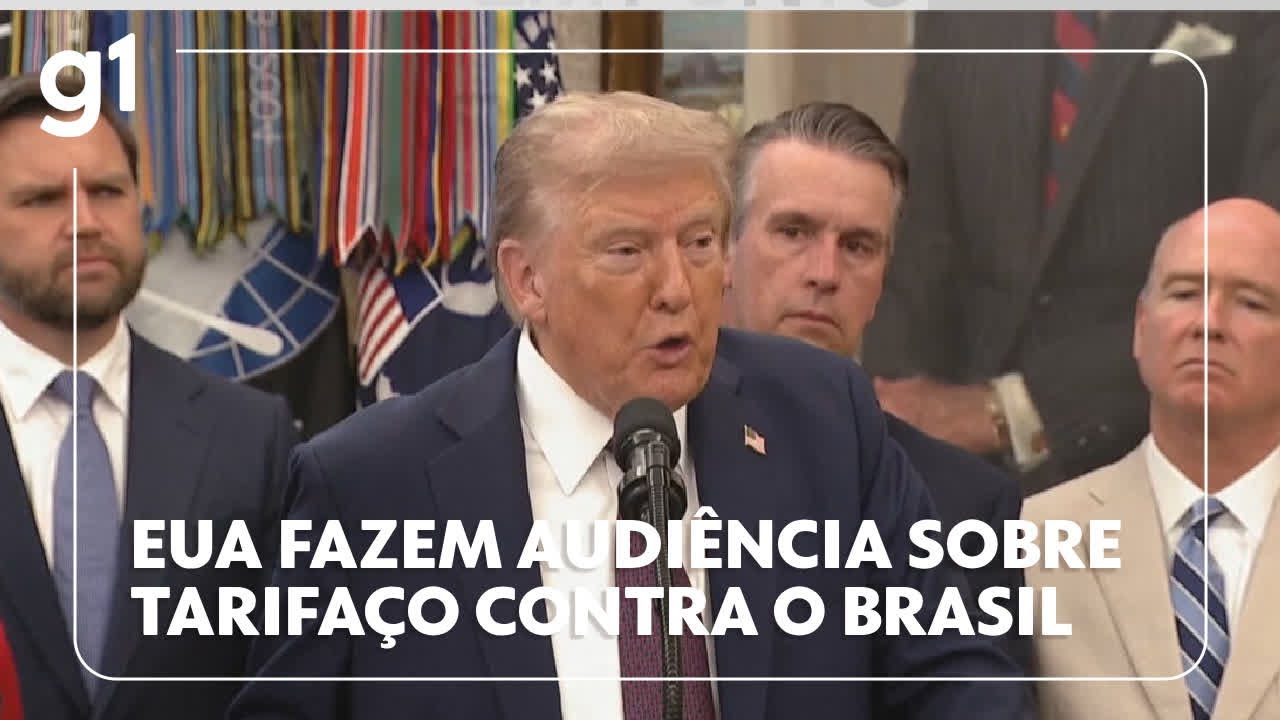 EUA fazem audiência sobre tarifaço contra o Brasil