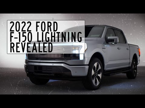 2022 Ford F-150 Lightning Electric Pickup Truck Revealed