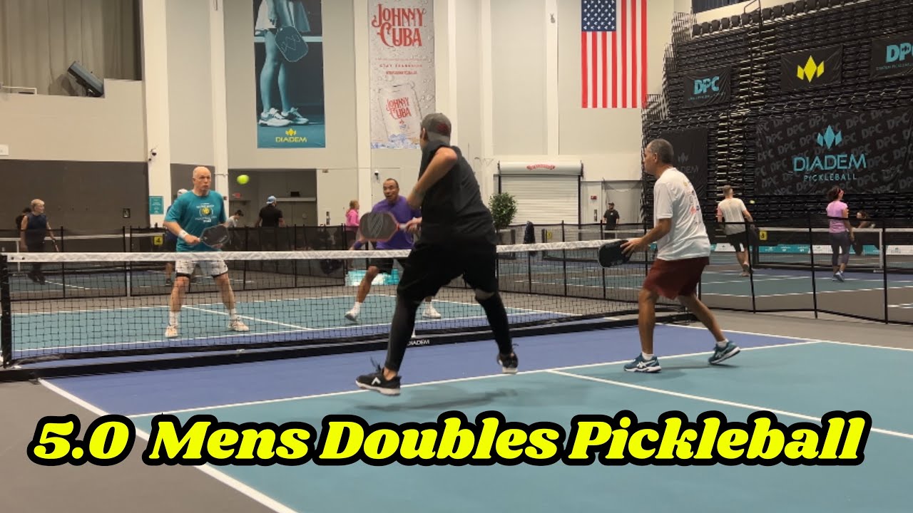 5.0 Mens Doubles Pickleball | Matt & Nacho vs Arsenio & Jimmy | Diadem Pickleball Complex