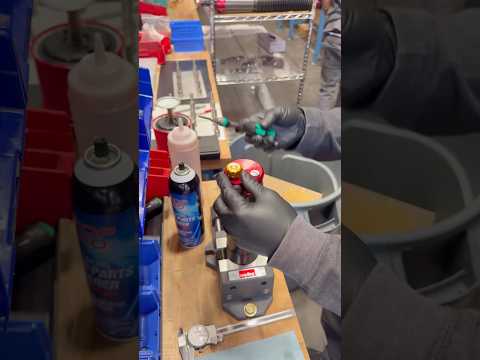 DPA adjuster knobs getting a bit of LOCTITE for final assembly.