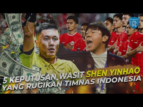 5 Keputusan Wasit Kontroversial asal Tiongkok Shen Yinhao yang Rugikan Timnas Indonesia U-23