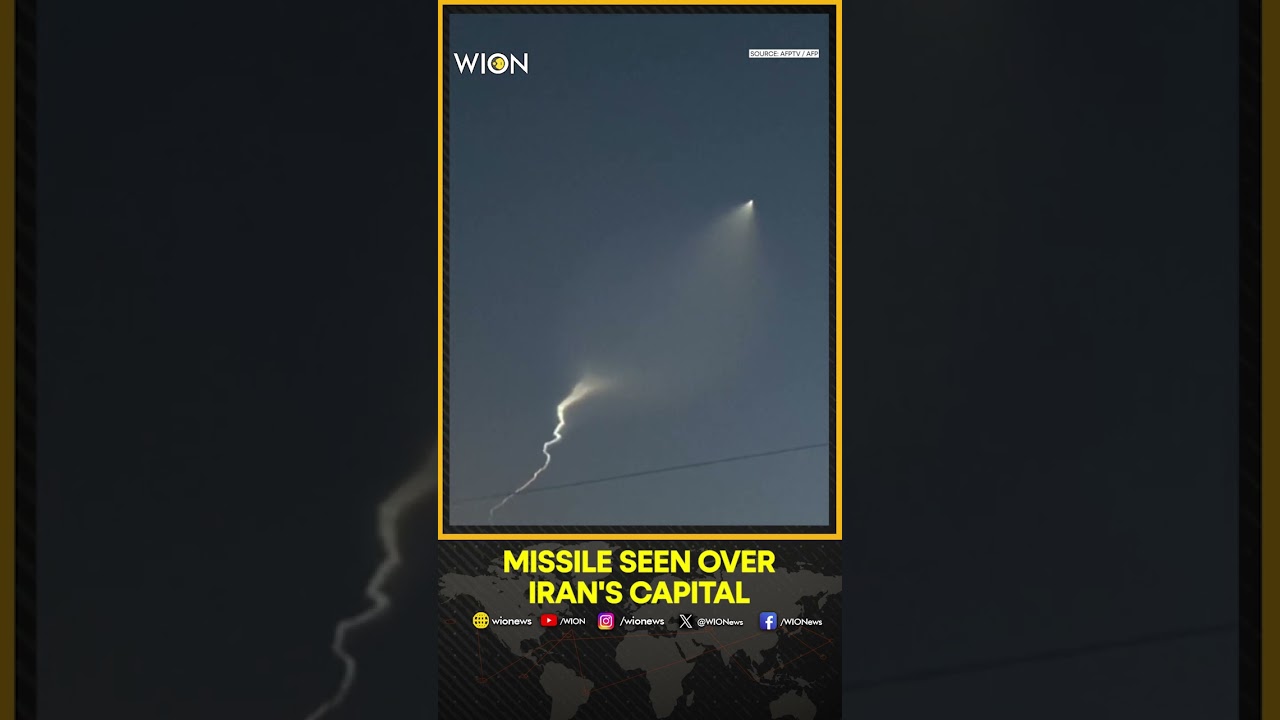 Iranian Missile Seen Over Tehran Amid Ongoing War With Israel | WION Shorts