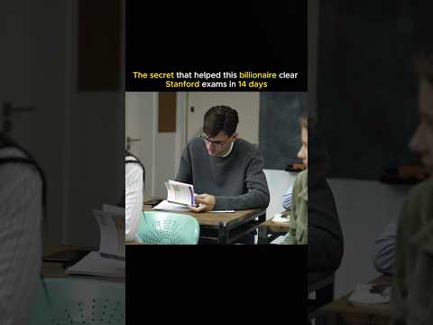 The secret that helped this billionaire clear Stanford exams in 14 days @HDinHDPodcast #stanford