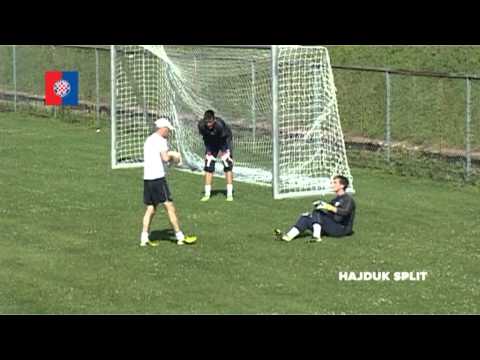 Hajduk in morning training in Maribor