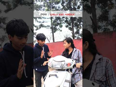 pov : girls are simple 🤣😂 #comedy #funny #emotional #talent #shorts #real