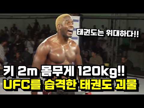 UFC를 습격한 올림픽 태권도 메달리스트..?!! 키 2m 몸무게 120kg의 태권도 괴물 ㄷㄷ UFC를 습격한 올림픽 태권도 메달리스트..?!! 키 2m 몸무게 120kg의 태권도 괴물 ㄷㄷ