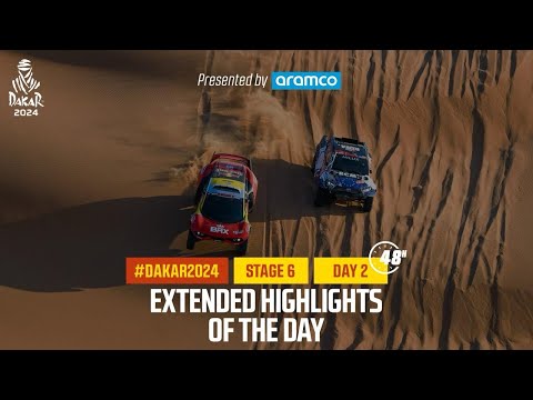 Extended highlights of Stage 6 pt2 presented by Aramco - #Dakar2024