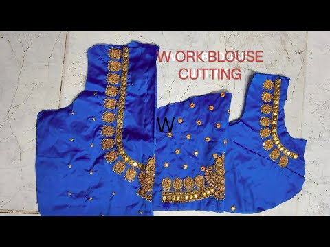 క్రొత్తగా నేర్చుకునే వారు వర్క్ బ్లౌజ్ ఇలా సింపుల్ గా కట్ చేయండి. ట్రై చేయండి.#trending #work#blouse