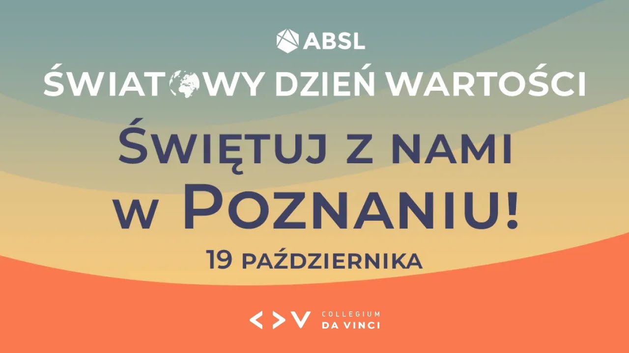 Światowy Dzień Wartości – ABSL w Collegium Da Vinci