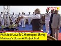 PM Modi Unveils Chhatrapati Shivaji Maharajs Statue | PM At Rajkot Fort | NewsX