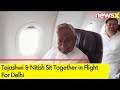 Tejashwi & Nitish Sat Together in Flight for Delhi | All Eyes on Government Formation | | NewsX