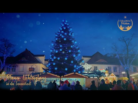 Weihnachtliches Potsdam: Blauer Lichterglanz