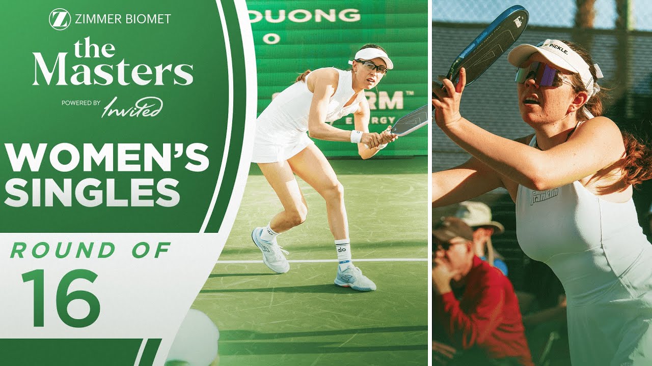 Parris Todd v Jorja Johnson at the Zimmer Biomet Masters
