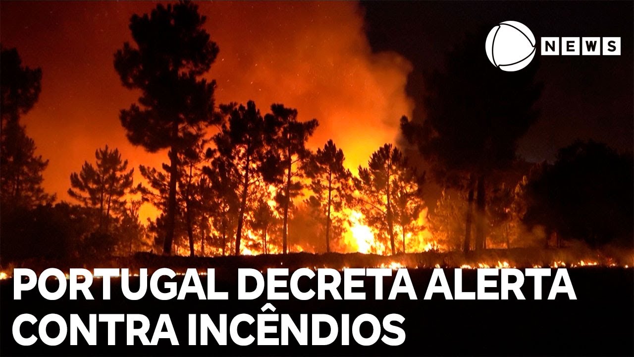 Portugal decreta alerta geral contra incêndios florestais