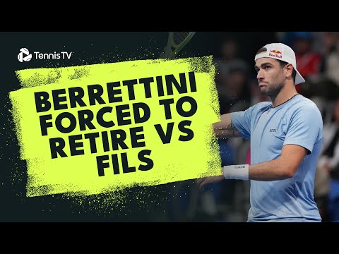 Matteo Berretini vs Arthur Fils Entertaining First Set Followed By Unfortunate Ending | Tokyo 2024