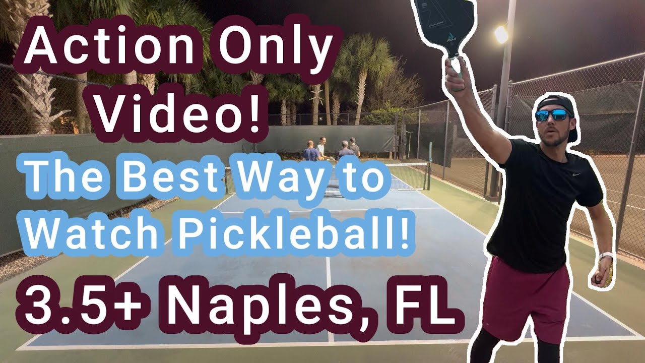 Pickleball! All Action Only! Newest way to watch pickleball macthes! 3.5 4.0 4.5 Improve Your Game!