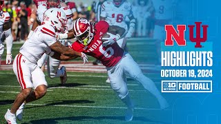 Nebraska at Indiana | Highlights | Big Ten Football | 10/19/2024