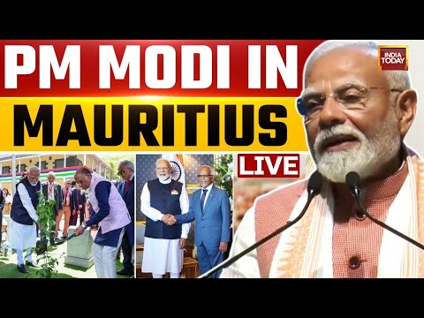 PM Modi Mauritius LIVE | PM Modi Attends Community Program In Mauritius | PM Modi LIVE