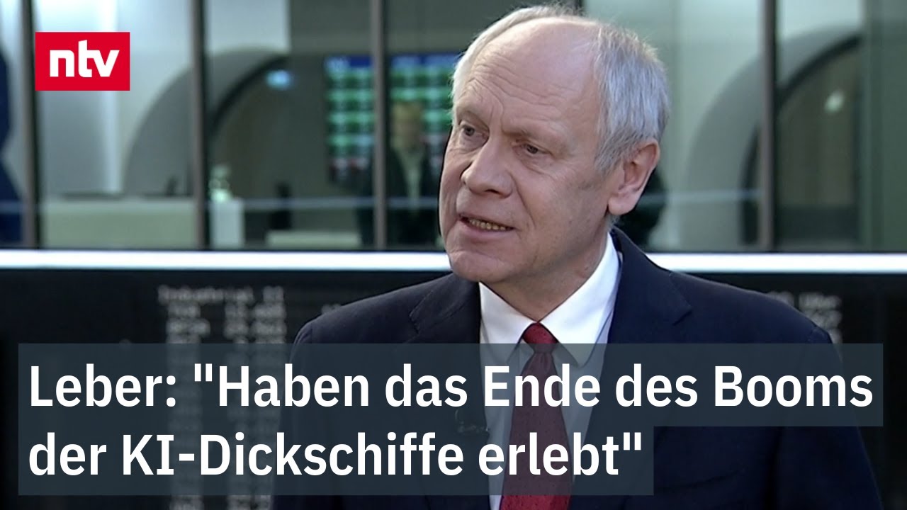 Leber: "Haben das Ende des Booms der KI-Dickschiffe erlebt"