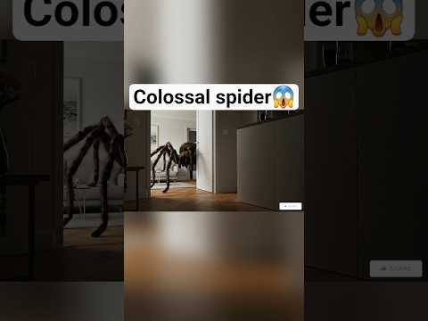 Colossal spider, legendary creatures #veo3 #spider
