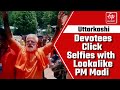 Devotees click selfies with Prime Minister Narendra Modi's lookalike at Uttarkashi