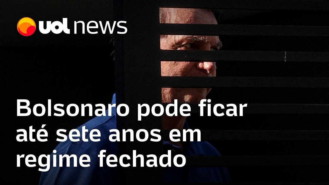 Bolsonaro pode ficar até sete anos em regime fechado se receber pena máxima