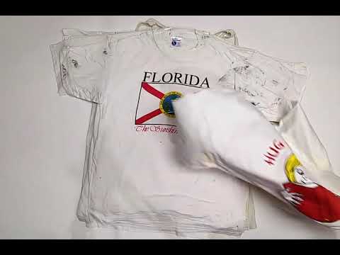 Vintage Dirty White Single Stitch Tees Master Video Wholesale at Tiedemann Globe