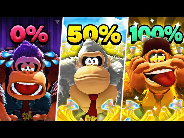 J'ai fini TOUT DONKEY KONG BANANZA en 12h (l'histoire complète)