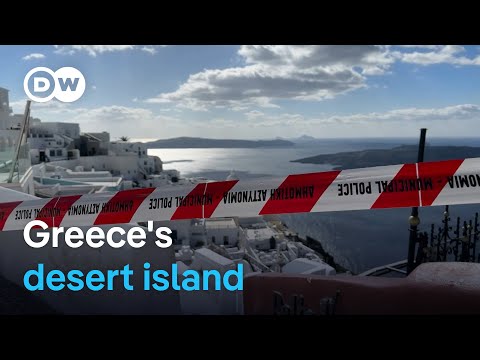Tourist favorite Santorini a desert island after thousands of quakes | DW News