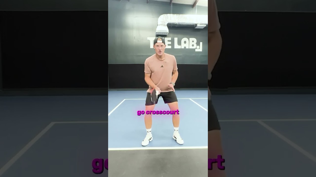 The secret to cross court dinks 👀 Grab your Adidas pickleball gear and save with code