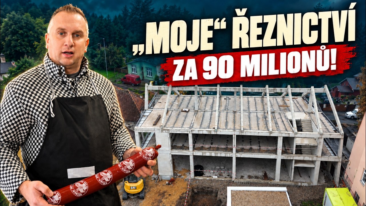 Řeznictví za 90 milionů: Takhle pokračuje stavba!