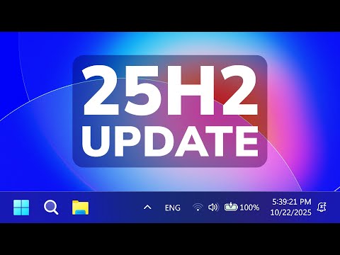 New Big Windows 11 25H2 October Update – New Taskbar Battery Icons and more in Build 26200.7015 (RP)