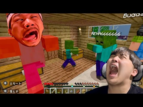 ガードマンが3時間かけて作った家をMYが破壊してみたドッキリ【マイクラ】