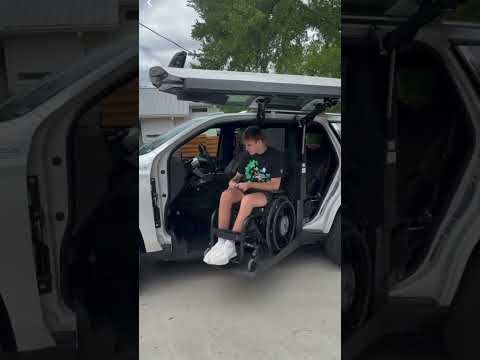 Chevy with the butterfly doors #adaptivevehicles #spinalcordinjury