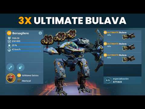 War Robots: Titan Bersagliere + Ultimate Bulava | Gameplay