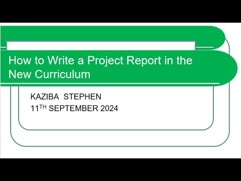 How to Write a Project Report in the New Curriculum | Sample Report & Guidelines||Scoring a report