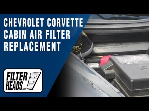 CHEVROLET Corvette (C6) - Cabin Air Filter Replacement