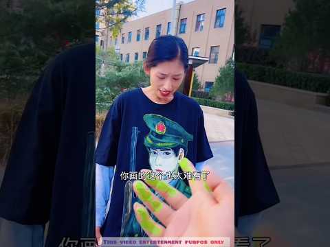 “She Hated Her T-Shirt… Until This Poor Artist Painted It#Shorts 😱