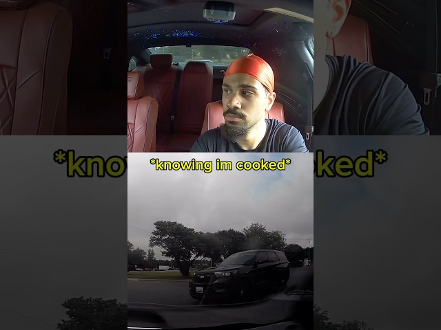 Getting pulled over immediately after finishing wrapping my car🫠 #dashcam #dashcamvideos #police