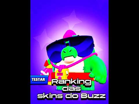 Rankeando Skins do Buzz da-pior até a melhor 🔥 #brawlstars