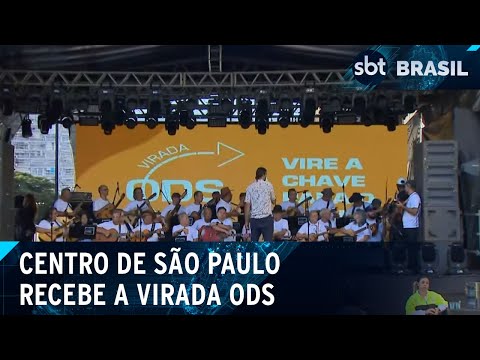 Centro de São Paulo recebe atrações culturais e prestação de serviço | SBT Brasil (22/06/24)