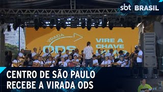 Centro de São Paulo recebe atrações culturais e prestação de serviço | SBT Brasil (22/06/24)