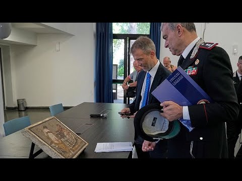 Πομπηία: Επέστρεψε ψηφιδωτό που είχε κλαπεί από Ναζί αξιωματικό κατά τον Β' Παγκόσμιο Πόλεμο