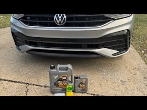 Changing the oil in a 2023 VW Tiguan