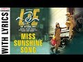Miss Sunshine Song With Lyrics- Lie Songs- Nithiin , Megha Akash
