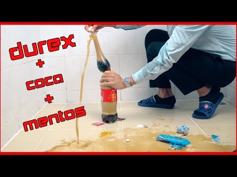 Crazy Idea With Condoms DUREX, MENTOS And COCA - EXPERIMENT  #021