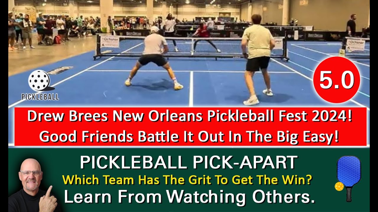 Pickleball War! Which Team Wins In This Showdown At The Drew Brees Pickleball Fest In New Orleans?