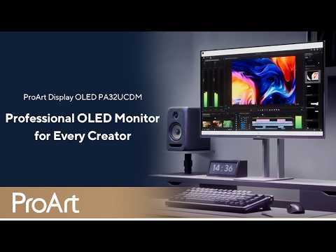 Professional OLED Monitor for Every Creator - ProArt Display OLED PA32UCDM | ASUS